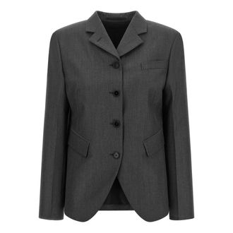Jil Sander Dames, Jassen, Grijs, Maat: XS Wol