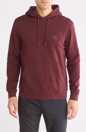 BOSS Wetalk Cotton Pullover Hoodie in Dark Red at Nordstrom Rack, Size Medium