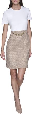 Karl Lagerfeld Karl Lagerfeld Scuba Crepe Dress
