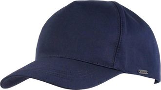 Wigens Mens Baseball Contemporary Cap In Navy Cotton Twill