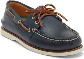 Sperry Top-Sider Gold Cup Authentic Original 2-Eye Boat Shoe in Navy at Nordstrom Rack, Size 7.5