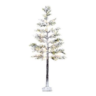 Lumineo &Aacute;rbol Nevado Led Con Funci&oacute;n Fija Y Parpadeante Para Uso Exterior, 72 Leds, &Oslash;60 X 1,5 M