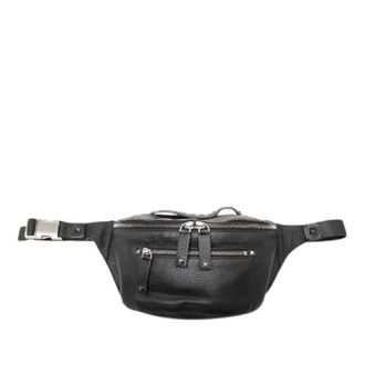 Valentino Pre-owned Rockstud Leren Heuptas - Dames - Pre-owned - Zwart - Maat: ONE Size Leer
