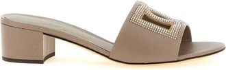 Dolce & Gabbana Grey Logo Heels
