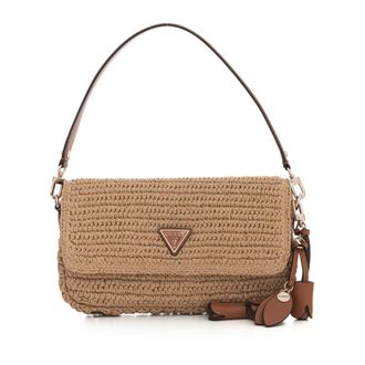 Guess Shoulder Bags, female, Beige, Size: ONE SIZE Ofelia Flap Shoulder Bag