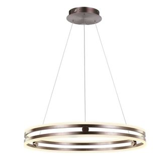 Netlighting Modern LED Hanging Pendant Coffee Warm White 3000K 3150lm Dimmable in Brown