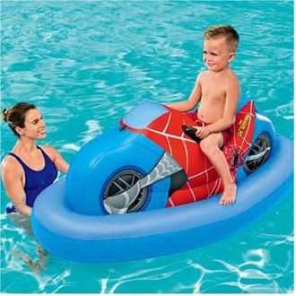 Trade Shop Trade Shop - Moto Marvel Spider Ciambella Salvagente Beach Gonfiabile Mare Piscina Novit&agrave;