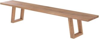 Rendez-Vous D&eacute;co Banco de madera de teca 240 cm