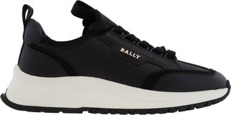 Bally Deven Leather Low-Top Sneakers, Brand Size 35 ( US Size 4.5 )