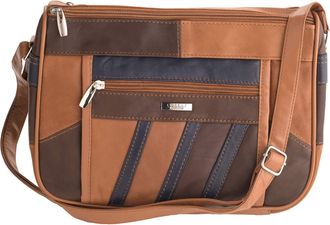 Lorenz LEATHER MULTI PATCH SHOULDER BAG (3828)