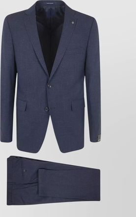 Tagliatore virgin wool linen single breasted suit