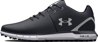 Under Armour HOVR Fade 2 Spikeless Golf 2E Wide Black Metallic Silver 3026404-001