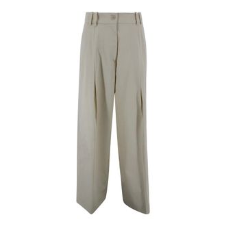 P.A.R.O.S.H. P.a.r.o.s.h., Broeken, Dames, Beige, S, Wide Broeken