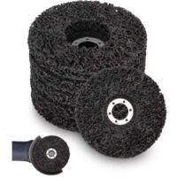 OEM Disco De L&aacute;minas De 125 Mm - Paquete De 5 Discos Abrasivos Para Amoladoras Angulares - Eliminaci&oacute;n De &Oacute;xido Y Pintura - Velocidad M&aacute;xima 80 M/s - Crez