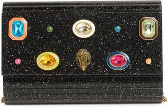 Kurt Geiger Gems Party Envelope Clutch in Charcoal at Nordstrom Rack