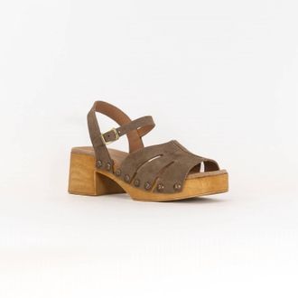 Eric Michael Womens Simone Sandal In Taupe