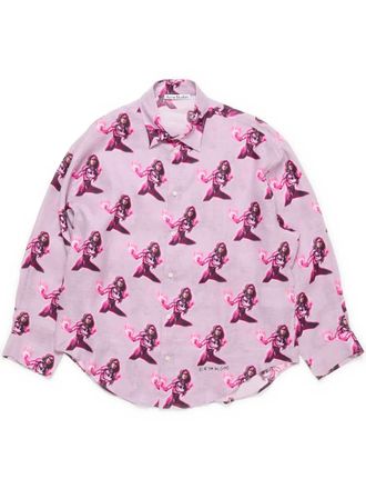 Acne Studios Camicia con stampa - Rosa