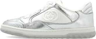 Gucci (WMNS) Gucci Mac80 Embroidered Sneakers White Silver 750834-AACA9-8141
