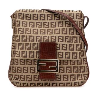 Fendi Baguette Logo Schoudertas