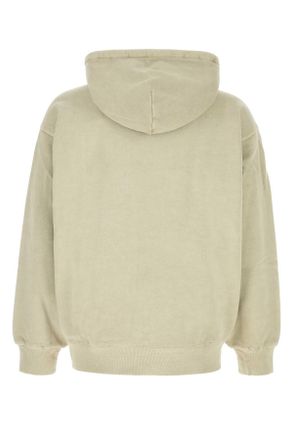 Carhartt Work in Progress Mens Sand Cotton Hooded Vista Sweat Fleurdeselgarmentdyed Exterior: Felpe