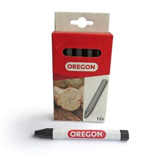 Oregon Scientific Multi Surface Marking Crayon - Confezione da 12 Pastelli Professionali con Struttura Antiscivolo a 6 Lati, Scrivono su Legno, Metallo, Cemento