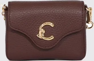 Coccinelle Borsa mini a mano C-Me in pelle martellata con monogram