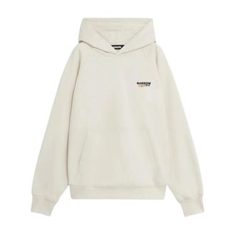 Barrow Hoodies, male, Beige, Size: L Felpa Hoodie
