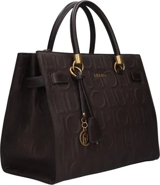 Liu Jo Tassen, Dames, Bruin, ONE Size, Leer, Manh Shopper