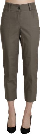 Bencivenga High Waist Cropped Dress Trouser Womens Pants