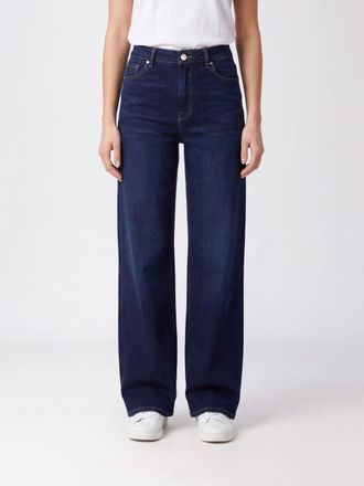 7 For All Mankind Jeans Lotta a vita alta e gamba larga in puro cotone