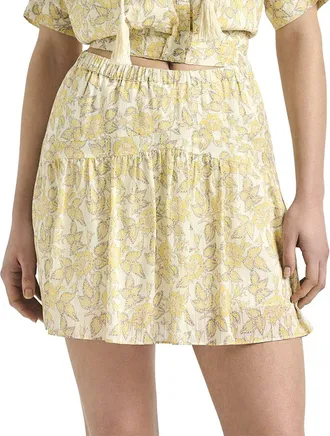 Derek Lam Thalina Printed Voile Mini Skirt