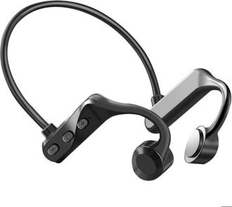 OEM Auriculares De Conducci&oacute;n &Oacute;sea - Foxsport - Auriculares Impermeables - Bluetooth 5.3 - Autonom&iacute;a 4h - Negro