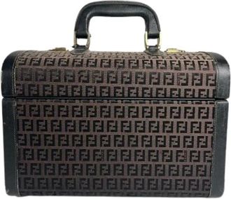 Fendi Pre-owned Vintage Leren Handtas - Dames - Vintage Handtas - Bruin - ONE Size - Leer - Vintage