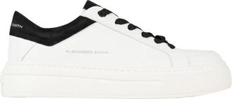 Alexander Smith Regent - Heren - Sneakers - Wit - 44 EU - Leer - Schoenen