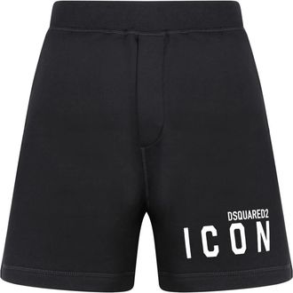 Dsquared2 Uomo, Pantaloncini, Nero, L, new