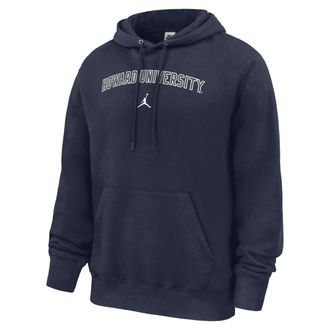 Nike Mens College (Howard University) Club Fleece Pullover Hoodie in Blue | M31233HOWD26-NVY