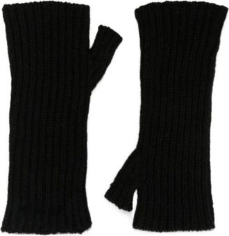 MRZ Guantes de lana y cachemira - Accessories - Mujer - Negro - ONE SIZE