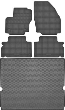 OEM Juego De Alfombrillas De Goma Para Coche Y Alfombrilla Para Maletero Para Ford Galaxy Ii / S-max (2010-2016)