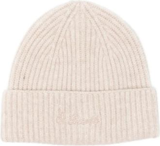 MC2 Saint Barth Moss Beanie - Dames - Hoeden - Beige - ONE Size - Wol - Accessoires
