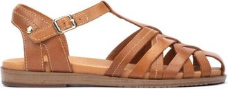 Pikolinos Formentera Sandal - Dames - Sandalen - Bruin - 35 EU - Leer - Schoenen