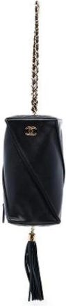 Chanel Pre-owned Clutch Bag - Dames - Vintage Mini Tas - Zwart - ONE Size - Leer - Vintage