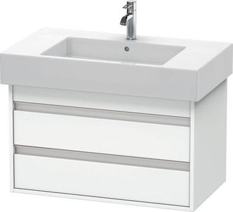 Duravit Ketho Mueble Bajo Encimera 6640, 2 Cajones, 800mm, Para - Duravit