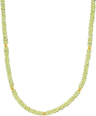 Jewelmak 14K Peridot Necklace