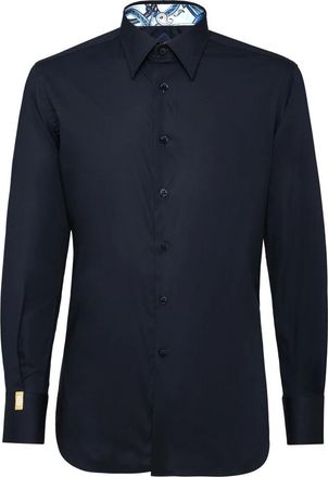 Billionaire Boys Club Overhemden, Heren, Blauw, S, Katoen, Shirt Slim Fit Original