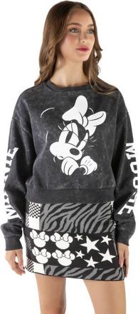 Disney Minnie Mouse Pullover Sweatshirt in Minnie Charcoal Wash at Nordstrom, Size Xx-Large
