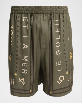 Balmain Men & apos;s Club 45 Pull-On Shorts