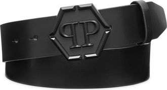 Philipp Plein Belt Hexagon Men in Black/blackmatt at Nordstrom, Size 120