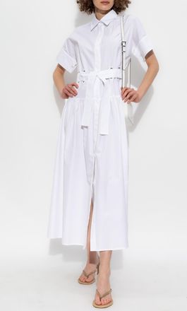 Max Mara Cotton Dress Agoraio, Womens, White