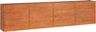 vidaXL Arriate Oxidado De Acero Corten 320x40x77 Cm Vidaxl