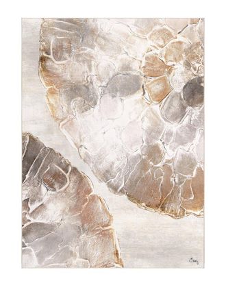Empire Art Direct Golden Medallions Ii Washable Abstract Art Area Rug